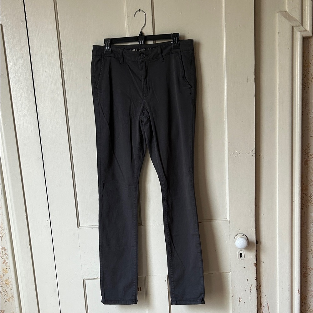 American Eagle Outfitters Dark Gray Chinos